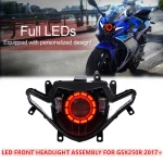 KT Full LED Headlight Assembly for Suzuki GSX250R 2017 Motorcycle Replace Headlamp Lighting Lamp Clear Hi-Low Beam Front Moto